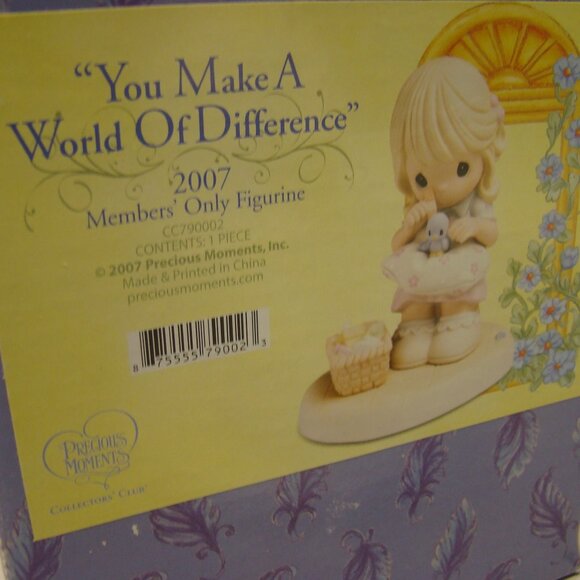 Precious Moments You make a world of difference Members 2007 CC90002 Figurine - Picture 11 of 14